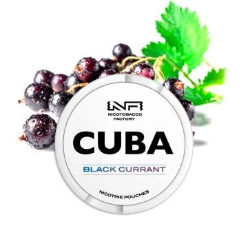 CUBA Nicotine Pouches Black Currant Medium 
