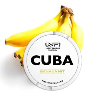 CUBA Nicotine Pouches Banana Hit Medium 