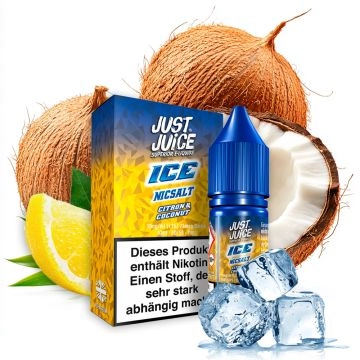 Just Juice Citron & Coconut Ice NicSalt 
