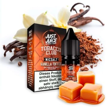 Just Juice Vanilla Toffee Tobacco NicSalt 