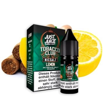 Just Juice Lemon Tobacco NicSalt 