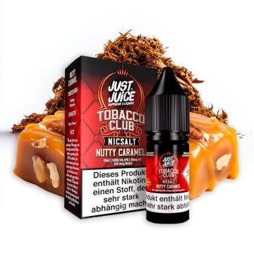 Just Juice Nutty Caramel Tobacco NicSalt 